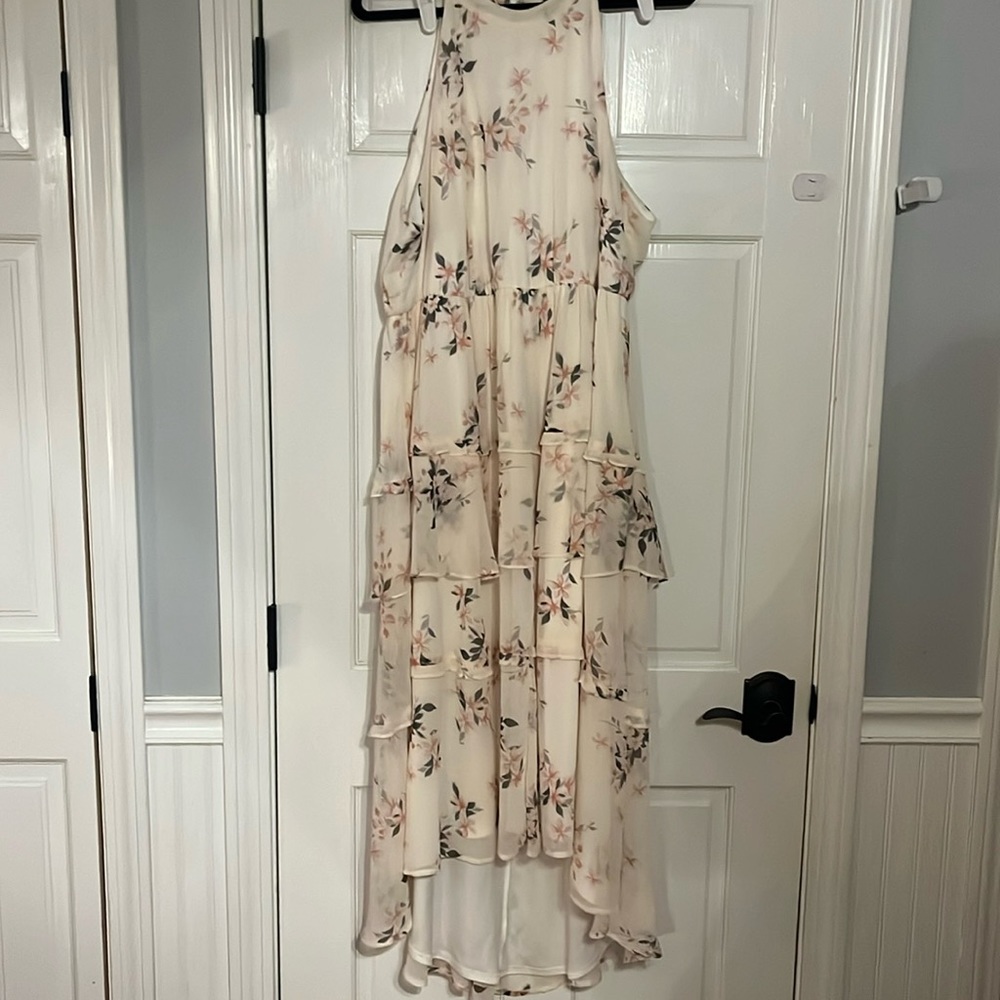 Torrid Size 2 high low ruffle tier dress